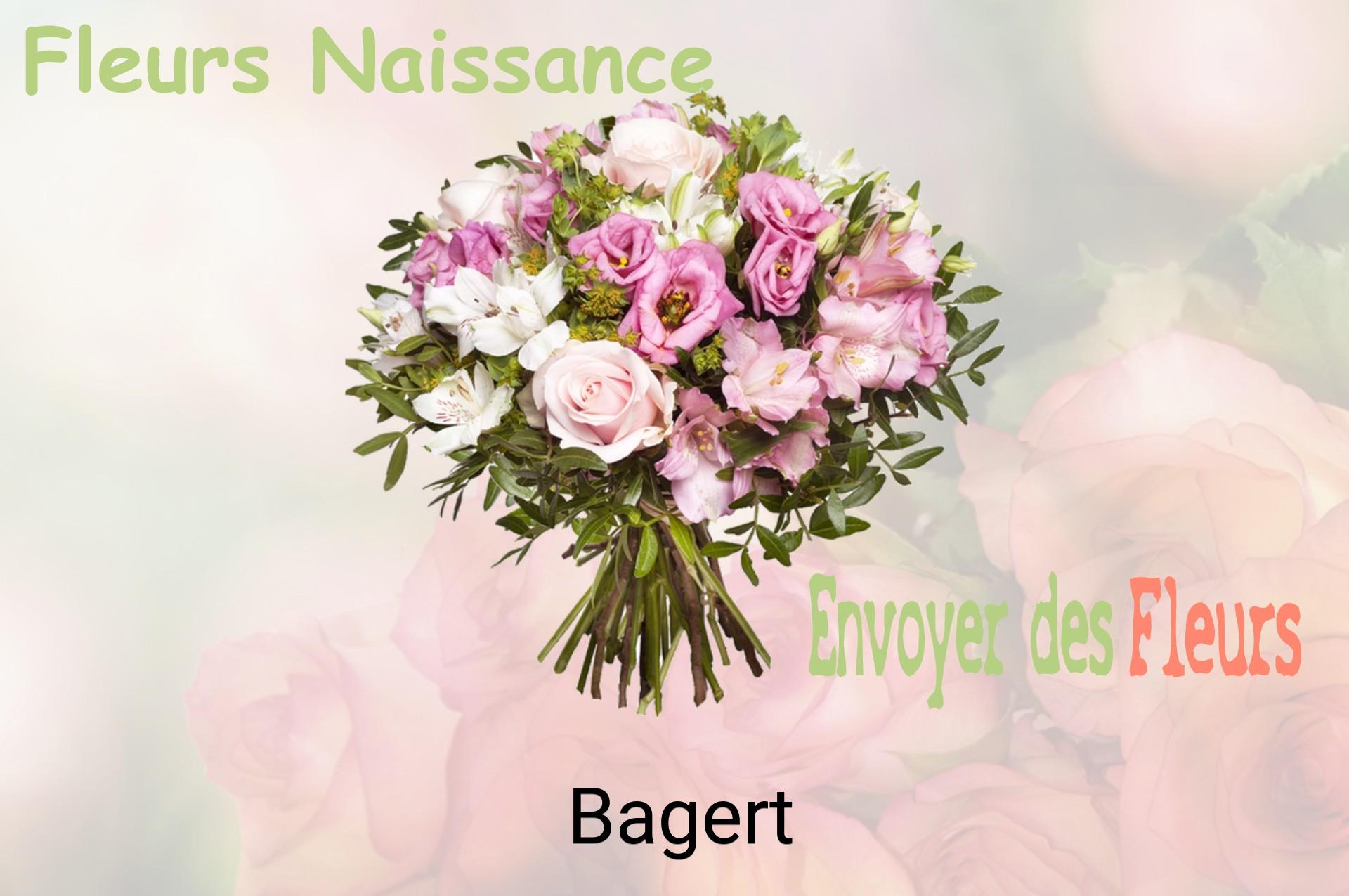 Bouquet de fleurs de naissance livré à Bagert